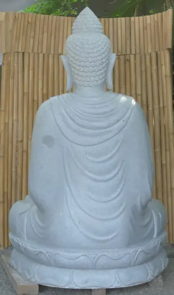 Product image 5 of the product “Seated Buddha made of Riverstone, position Dhyana , H. 220cm. ”